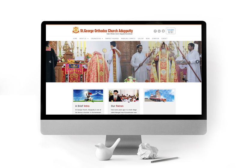 Web Designing Company in Alappuzha - Website for Church