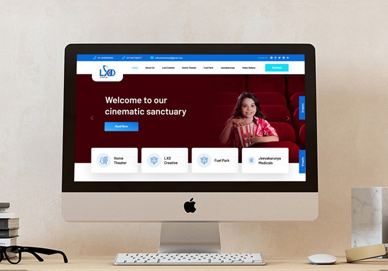 Web Design Company in Kochi - LXD Creative Website